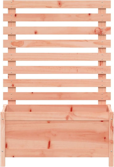 vidaXL Solid Wood Planter Box Wooden Beige 79x39.5x114cm.
