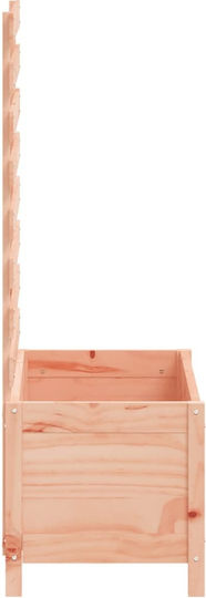vidaXL Solid Wood Planter Box Wooden Beige 79x39.5x114cm.