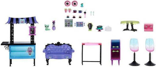 Mattel The Coffin Bean Cafe Lounge Σετ Κούκλας Monster High για 4+ Ετών