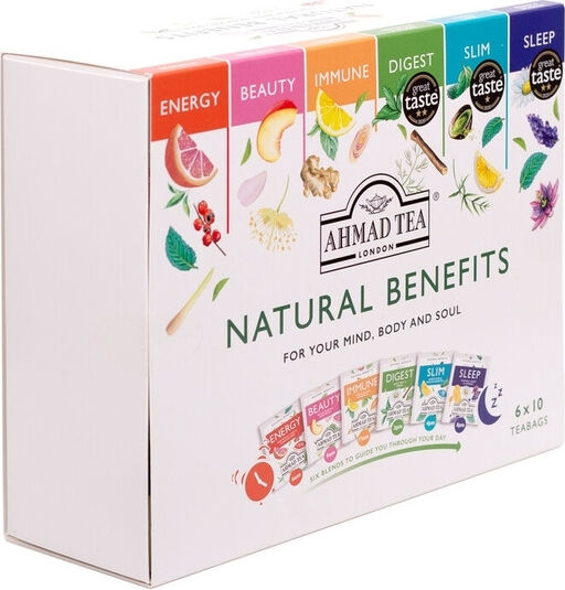 Ahmad Tea Tee Natural Benefits 60 Beutel 1Stück