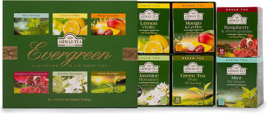 Ahmad Tea Ceai Evergreen 10 Pungi 6buc