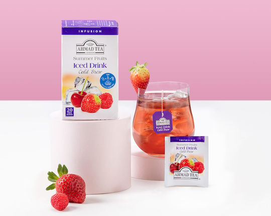 Ahmad Tea Ceai Cold Brew 20 Pungi 40gr 1buc cu Aromă Fructe de vară