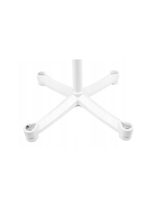 Cuiere de podea Metal Alb Alb 48x48x180cm