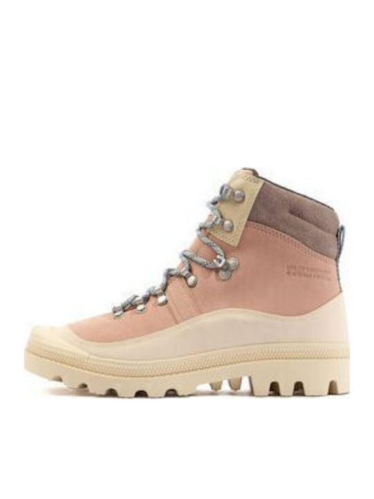 Leather Women's Ankle Boots Brown