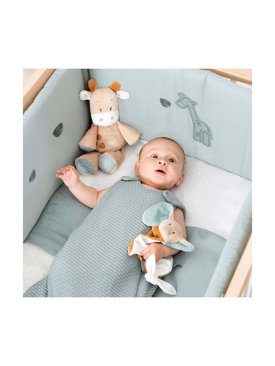 Nattou Baby Duvet Cover Set With Pillowcase Green 100x140cm