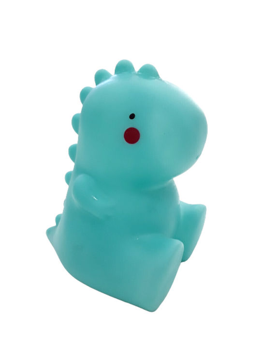Beboulino Lampă decorativă pentru copii Dinozaur Turcoaz 12.5x11.5x11εκ.