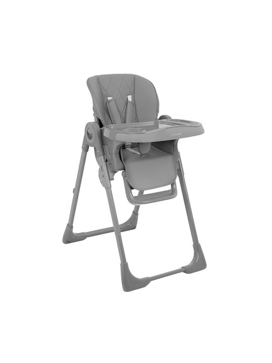 Kikka Boo Comfy Αναδιπλούμενο Καρεκλάκι Φαγητού με Ρυθμιζόμενο Ύψος Γκρι
