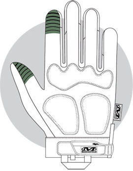 Mechanix Wear Mechanix M-pact Mănuși Militare în culoarea Maro
