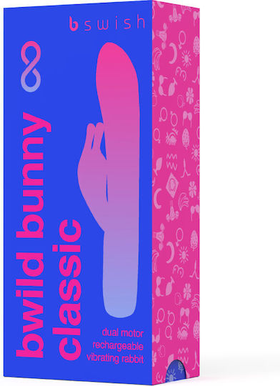 bswish Vibrator Kaninchen 15.24cm Blau