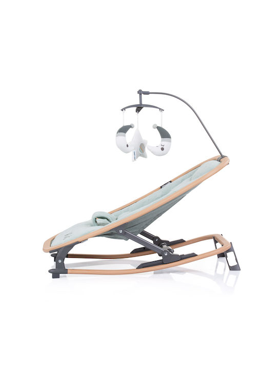 Chipolino Χειροκίνητο Relax Μωρού Velvet Πράσινο για Παιδί έως 9kg