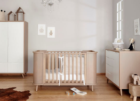 IRA Baby Crib Nest Brown for Mattress 70x140cm