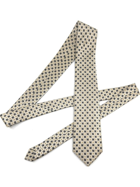 Legend Accessories Typ Micro Herren Krawatten Set Gedruckt in Beige Farbe