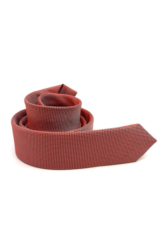 Legend Accessories Legend Σετ Ανδρικής Γραβάτας Μονόχρωμη σε Πορτοκαλί Χρώμα L-047-66-4.5CM