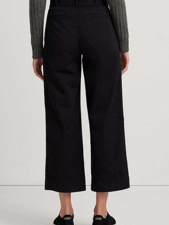 Ralph Lauren Women's Cotton Trousers polo black