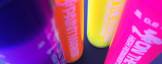 On The Run Permanent Marker 15mm Orange