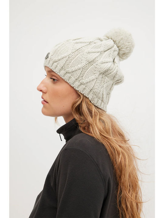 Nora Beanie Γυναικείος Σκούφος Πλεκτός σε Πράσινο χρώμα