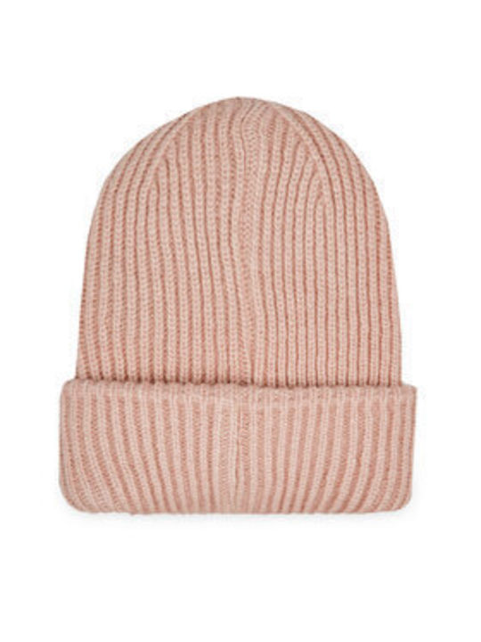 Karl Kani Signature Beanie Unisex Beanie Gestrickt in Rosa Farbe