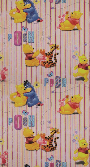 Disney Kids Tab Top Curtain Cuddle 33 Pink 140x290cm