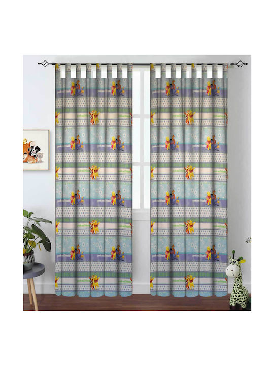 Disney Детска завеса Winnie Honeyday 38 с презрамки 140x290cm