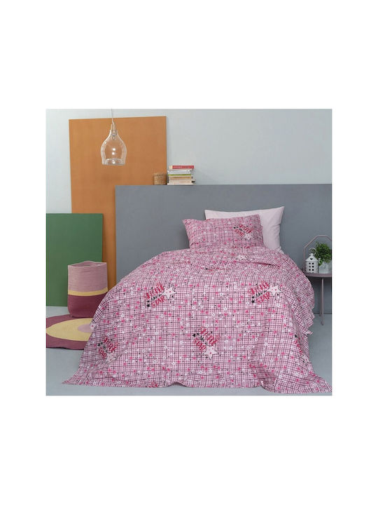 Palamaiki Kids Rod Pocket Glow-in-the-Dark Curtain Luminous Cluster Lilac 170x260cm
