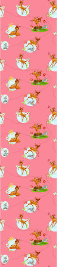 Disney Perdea pentru Copii Bambi 33 cu Bretele Portocaliu 140x290buc