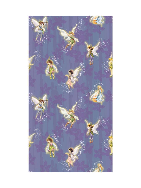 Disney Παιδική Κουρτίνα Charming με Τιράντες Μπλε 140x290εκ.