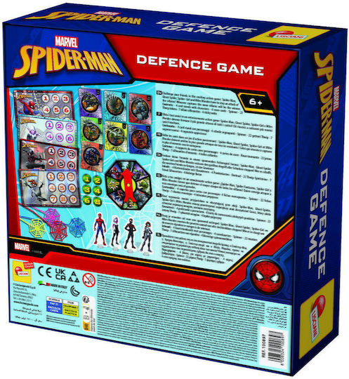 Επιτραπέζιο Παιχνίδι Spiderman Defence για 2-4 Παίκτες 6+ Ετών (EN) Real Fun Toys