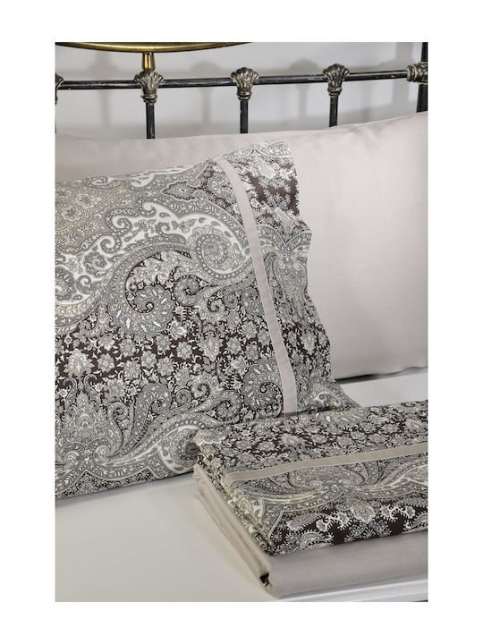 Down Town Home Πάπλωμα Υπέρδιπλο 235x250εκ. 834 Bombay Brown 350 GSM