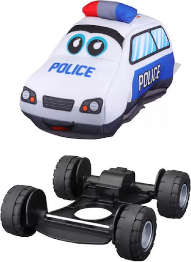 Bburago Vehicle Μy 1st Soft Car Police Car made of Fabric for 12++ Months
