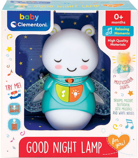 Baby Clementoni Sleep Toy Good Night Lamp with Lights for 0++ Months