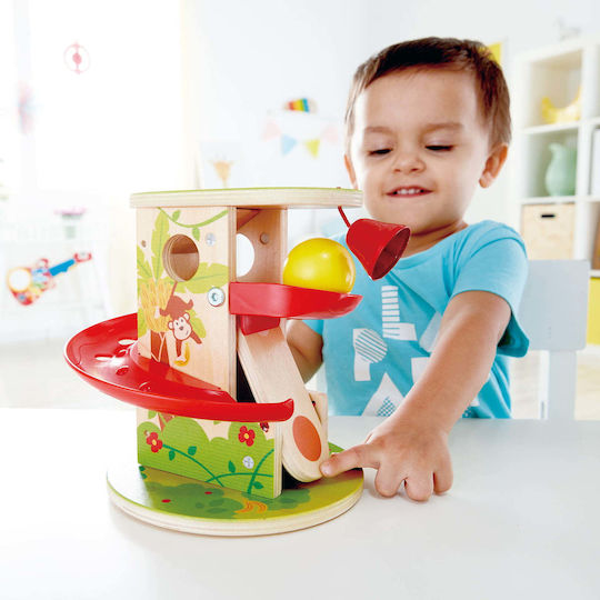 Hape Baby Toy Early Explorer Ball Run made of Wood with Sounds for 18++ Months