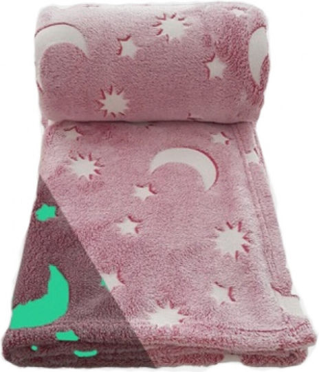 Decke Vlies Leuchtend Rosa 150x180cm Decke Vlies Leuchtend Rosa 150x180cm