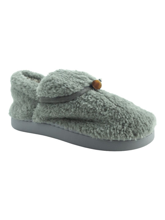 Jomix Winter Damen Hausschuhe in Gray Farbe