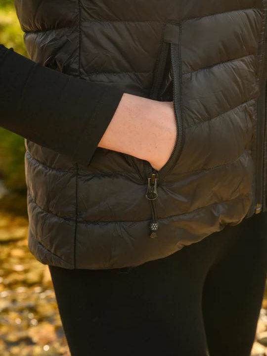 Scurtă Jachetă de femei Puffer pentru iarnă Negru