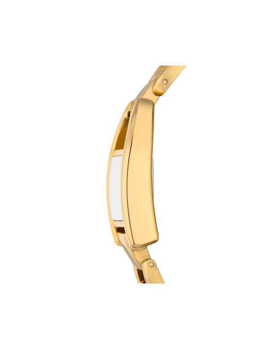 Fossil Uhr mit Gold Metallarmband