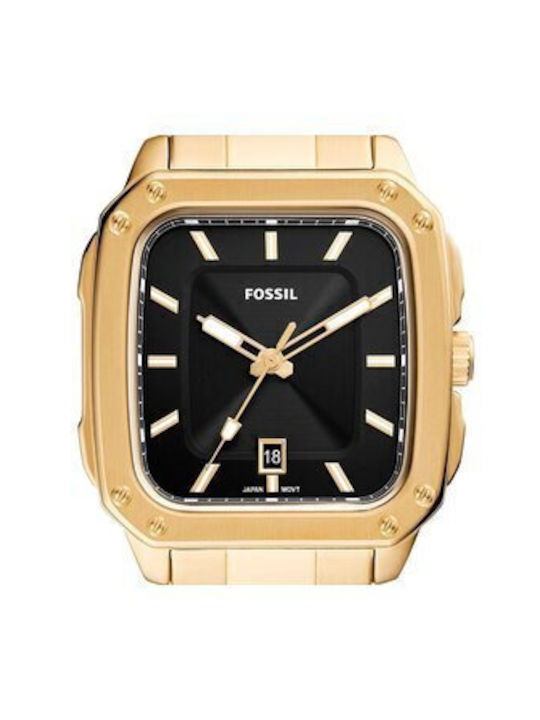 Fossil Uhr mit Gold Metallarmband