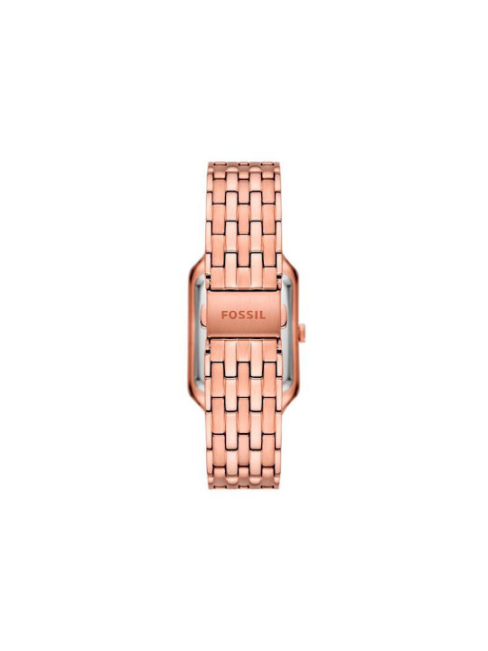 Fossil Raquel Uhr mit Rose Gold Metallarmband