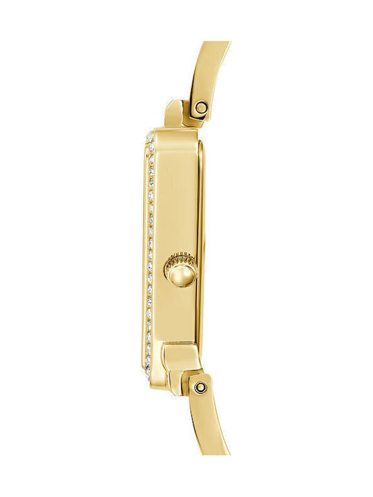 Guess Fame Women's Watch 34mm Battery with Gold Metal Strap