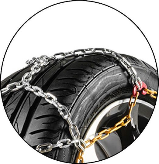 Cartech 60 Αντιολισθητικές Αλυσίδες Πάχους 9mm Επιβατικού Αυτοκινήτου 2τμχ