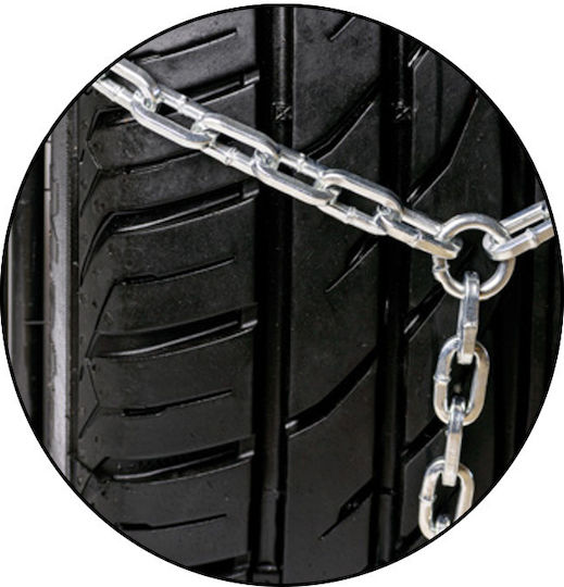 Cartech Αντιολισθητικές Αλυσίδες Πάχους 9mm Επιβατικού Αυτοκινήτου 2τμχ