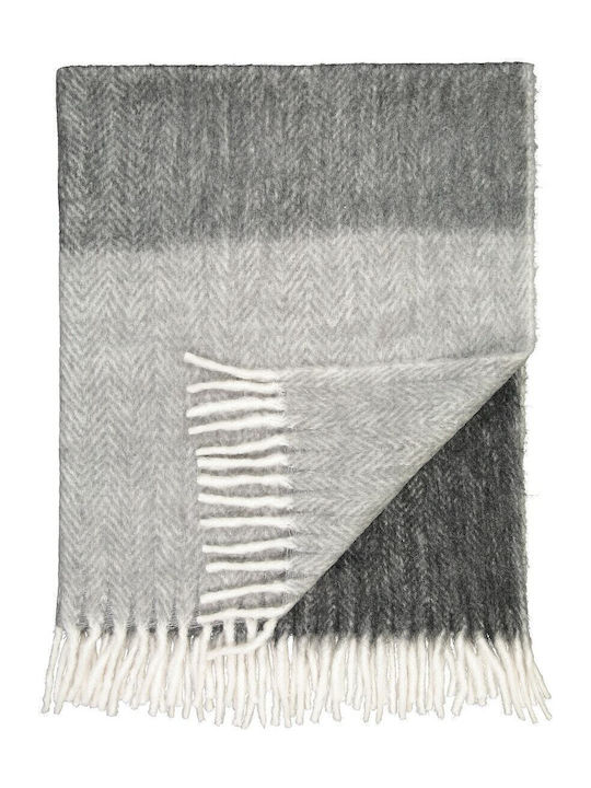 La Redoute Interieurs Decken & Couchdecken Sesselüberwurf 170x130cm Grau