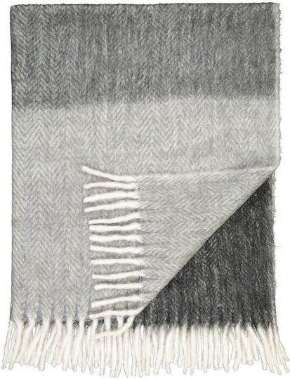 La Redoute Interieurs Armchair Throw 170x130cm Gray
