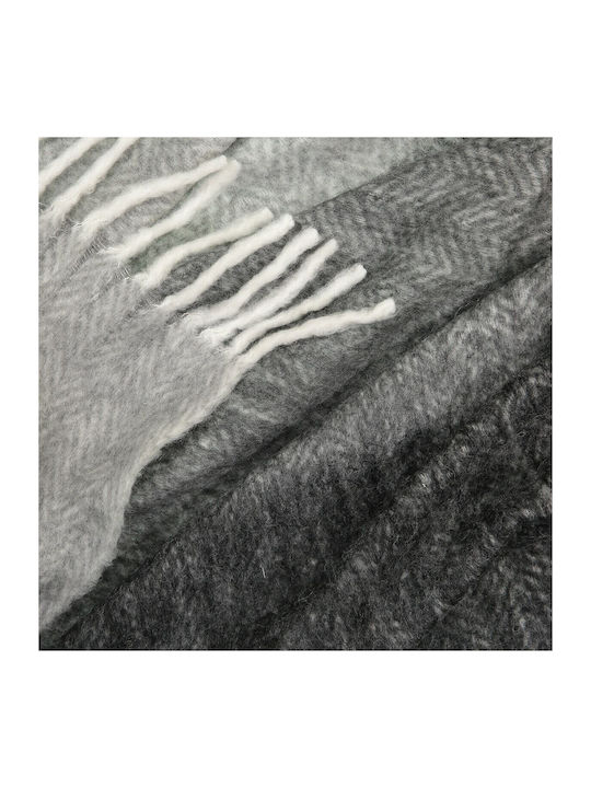 La Redoute Interieurs Decken & Couchdecken Sesselüberwurf 170x130cm Grau
