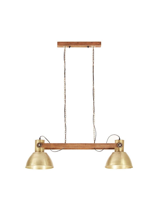 vidaXL Industrial Pendant Light Multicolour with Socket E27 29x28cm