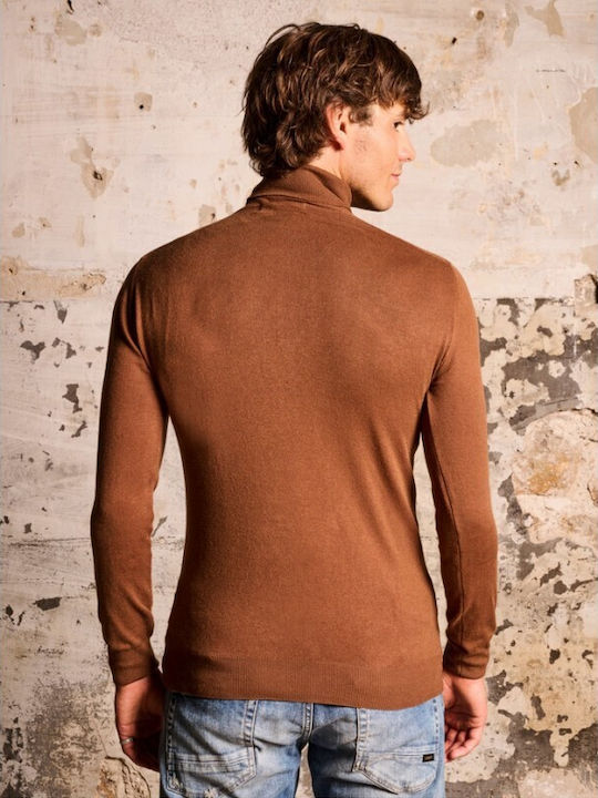 Staff Men's Long Sleeve Sweater Camel