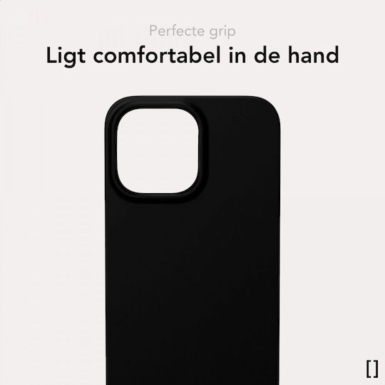 Nekit Umschlag Rückseite Kunststoff 1mm Schwarz (iPhone 15 Pro Max)