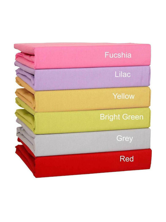 Anna Riska Prestige Set Baby Bettlaken Für Krippe Baumwolle Flieder 120x165cm 3Stück