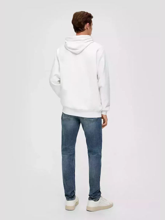 S.Oliver Men's Sweatshirt with Hood Petrol Blue