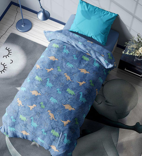 Dimcol Blanket Nursery Swaddling Blankets Fleece Blue Blue 70x110cm