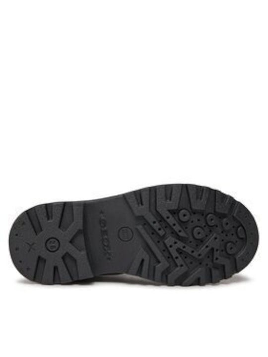 Jr Casey Kids Boots with Laces Silver